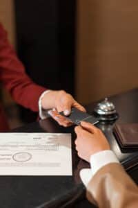 Hotel Check In Key Handoff